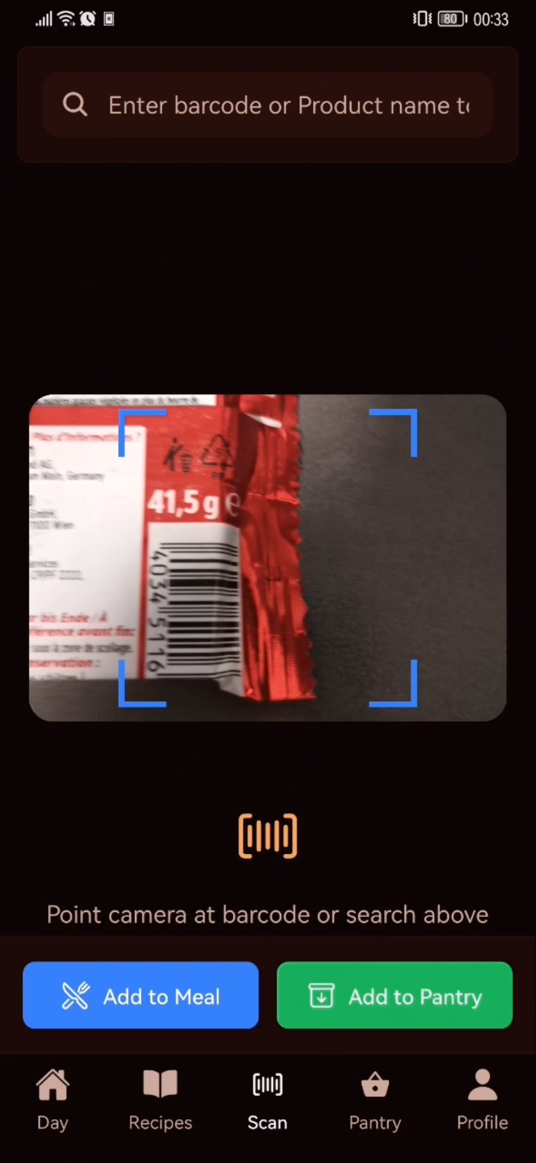 OmnomMon - Pantry and Nutrition tracking